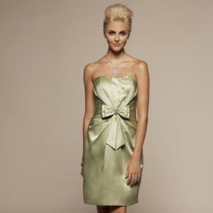 Liz Fields Bridesmaid Dress 357 Tea Green Size 10